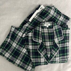 Knix Plaid Flannel Pajama Set - NWOT